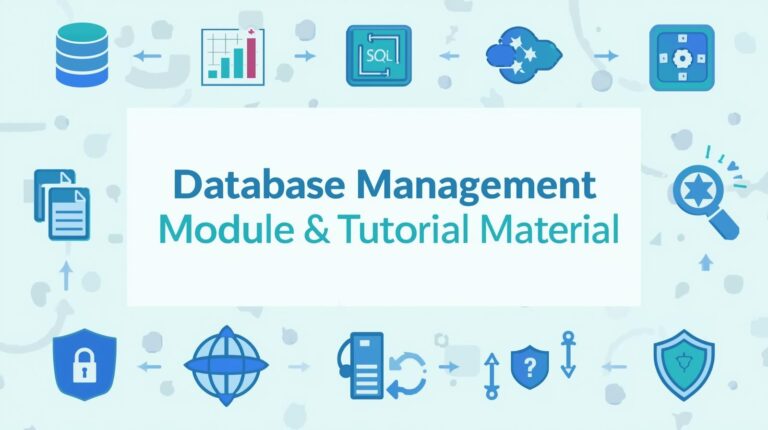 Database Management Training Module & Tutorial Material 